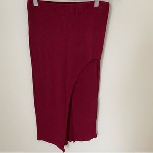 Red pencil skirt. Size M
